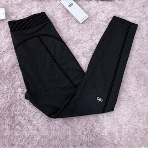 ALO Yoga Black Seamless Leggings Set